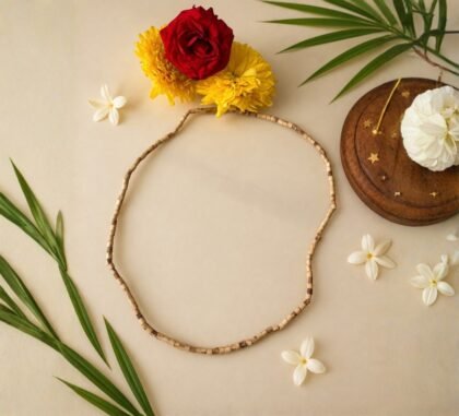 One Round Kanthi Mala (Natural Finished Beads)