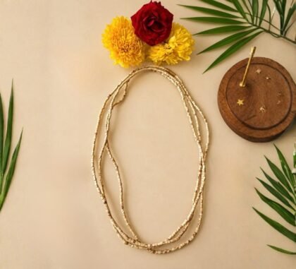 Three Round Kanthi Mala (Long Beads)