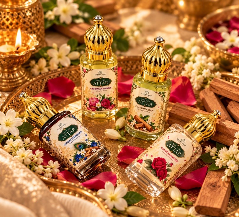 The Sacred Attar Collection | A Set of 4 Premium Attars - Image 2